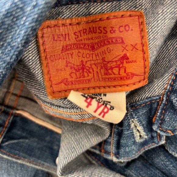 Boys 4T Levis Jean Jacket and Denim Bundle - Picture 7 of 7